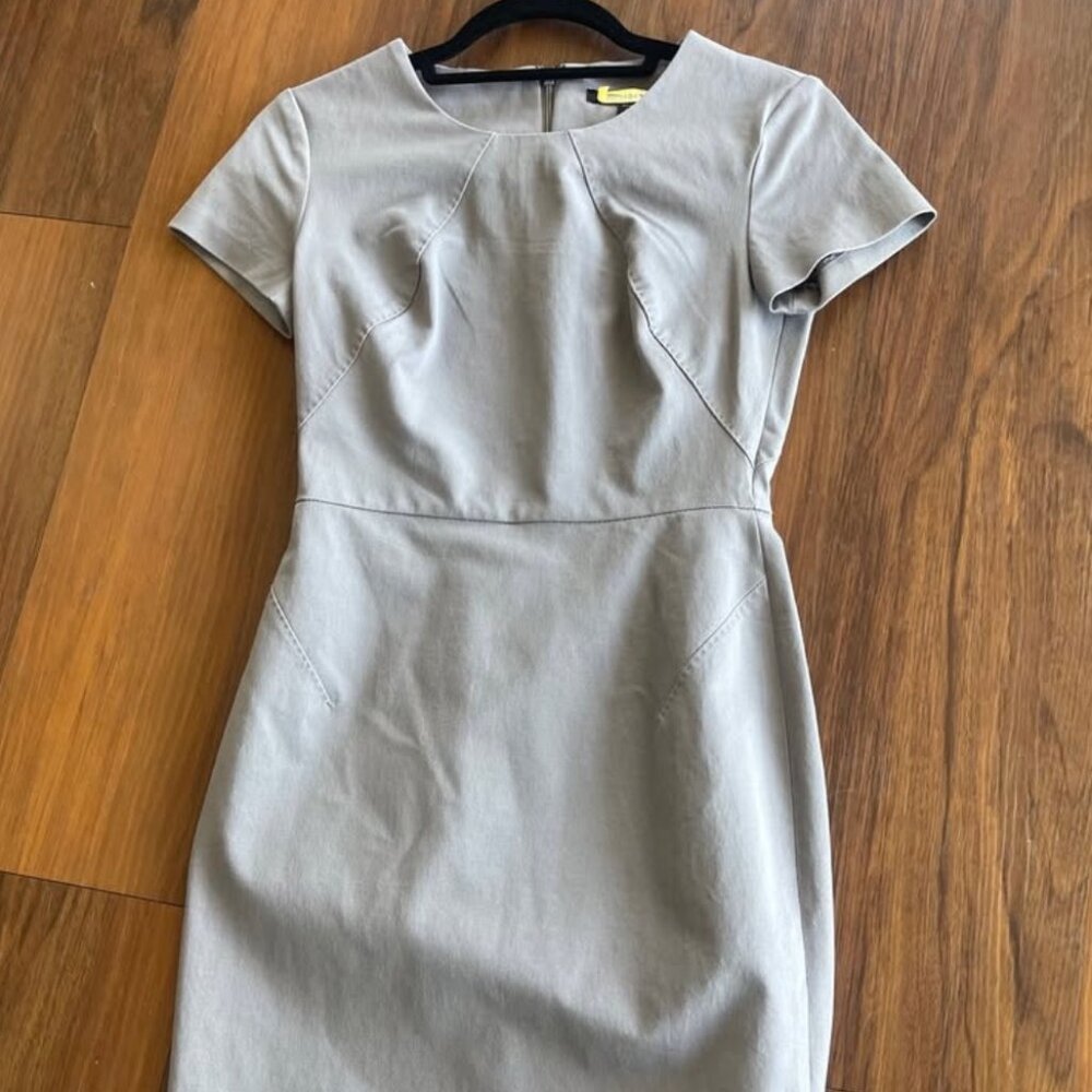 Banana Republic Shift Office Work Gray Dress